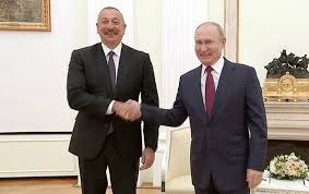İlham Əliyevin Vladimir Putin ilə görüşündən GENİŞ VİDEO